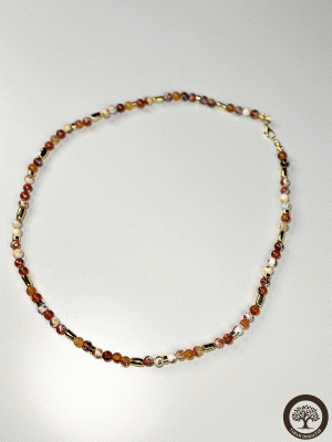 Akik Doğal Taş Tasarım Kolye