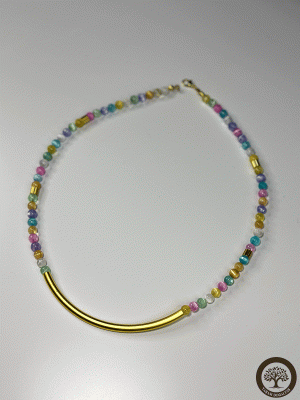 Selenit Doğal Taş Kolye